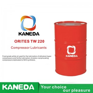 KANEDA ORITES TW 220 Óleo branco de qualidade alimentar usado para a lubrificação de hiper compressores de etileno e para a lubrificação de compressores alternativos de pistão dedicados à síntese de NH3.