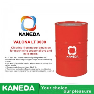 KANEDA LACTUCA LT 3000 Macroemulsão sem cloro para usinagem de ligas de cobre e aços leves.