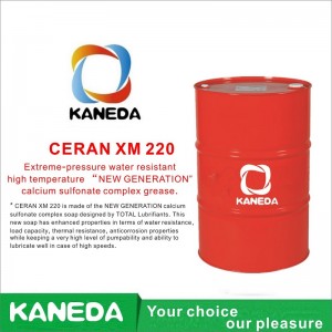 KANEDA CERAN XM 220 Graxa para complexos de sulfonato de cálcio de alta temperatura e alta pressão, resistente à água e de alta pressão.